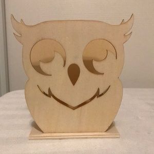 Wooden owl, craft